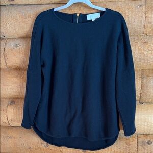 Michael by Michael Kors Black Long Sleeve Knit Top